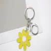 Dopamina Verano Fresco y Versátil Colgante de Margarita Llavero Flor de Sol Cadena para Bolso Dulce Colgante para Teléfono Móvil