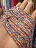 2*4mm Pasta de Frijol Color Mixto Corte Recto Ágata Piedra Natural Cuentas Planas Cuentas Espaciadoras Cuentas Sueltas Productos Semi-terminados Accesorios para Joyería DIY