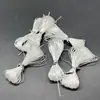 2 m línea elástica hecha a mano con cuentas línea elástica de cristal blanco cuerda para pulsera y collar línea de pesca accesorios DIY venta al por mayor