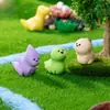 Adornos Creativos de Resina, Dinosaurios Pequeños, Mini Adornos de Alta Gama, Decoraciones DIY para Jardinería de Mascotas, Adornos para Coche