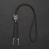 Pajarita Retro Sencilla para Hombre con Cabeza de Lobo, Flor de Cuello Tejida de Moda, Accesorio para Camisa, Nuevo Estilo Transfronterizo, Collar Personalizado de Moda