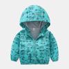 Ropa de Carga para Niños Abrigo para Niño Primavera Nuevo Ropa para Niños Bebé Dibujos Animados Dinosaurio Cierre Camisa Chaqueta Cortavientos