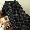 Tela de Cuadros Teñida en Hilo de Algodón, Tela Teñida en Hilo Estilo Retro Ns, Ropa de Algodón Estilo Coreano para Mujer, Ropa Infantil, Bolsas Familiares