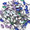 Cadena con Garras de Diamante Marquise Nueva Transfronteriza con Agujeros para Accesorios de Ropa DIY Cosidos a Mano y Fabricante de Joyería al por Mayor