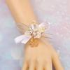 Corsage de pulso casamento noiva damas de honra flor de pulso casamento melhor amiga pulseira estilo floresta crianças dança flor de pulso