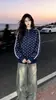 Sudadera de Marca de Moda Estilo Americano a Rayas con Cuello Alto y Estampado de Estrellas para Mujer, Chaqueta Deportiva Casual Otoño e Invierno, Novedad Otoño 2026