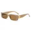 Gafas de Sol Retro Estilo Europeo y Americano para Mujer, Gafas Cuadradas Simples para Discoteca, Gafas de Sol de Moda Pequeñas para Rostro, Chica Popular, Celebridad de Internet, Retro