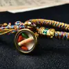 Pulsera Original Tejida a Mano con Nudo Vajra Thangka Ocho Deidades Guardianas Pulsera de Tara Verde Sala de Transmisión en Vivo