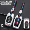 Funda de cuero para llave de metal Chase V90 2020 SAIC Chase V90, llavero de coche con control remoto de protección