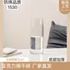 Vaso Grande Imitação de Vidro Hidropônico Sala de Estar Arranjo de Flores Acrílico Bambu Cultivado em Água Plástico Antirrompimento Simples Versátil