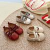 Zapatos para Niña Primavera y Otoño 2025 Estilo Nuevo Moda Infantil Zapatos de Princesa de Suela Blanda Zapatos de Cuero para Bebé Verano Estilo Coreano Zapatos Individuales