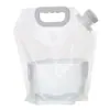 Saco de Água Dobrável de PE Espessado, Saco Portátil para Armazenamento de Água ao Ar Livre, Saco de Água Potável de Grande Capacidade para Camping e Viagem de Carro, Saco de Embalagem de Grau Alimentício