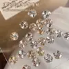 Arte de uñas acabado sin base con pedrería clásica de bola redonda para decoración de la punta de los dedos, accesorios de uñas de cristal color champán de alta transparencia