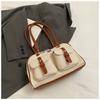 Bolso de Gran Capacidad para Desplazamiento para Mujer 2025 Verano Nueva Moda Bolso de Hombro Único Axilar Bolso Boston Portátil de Alto Valor