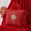 Saco de Armazenamento para Colcha de Casamento Embalagem para Conjunto de Quatro Peças de Casamento Saco Organizador Espesso à Prova d'Água e à Prova de Umidade Saco Feliz Bolsa de Mão