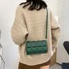 Bolso para Mujer con Relieve Simple Nuevo 2026, Bolso de Hombro/Axila de Influencer Estilo Callejero de Moda, Bolso Pequeño Cuadrado Cruzado