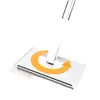 Mop Esfregão de Rosto, Mop Preguiçoso Mãos Livres para Uso Seco e Úmido, Mop Grande Doméstico com Presilha para Pano, Modelo Novo