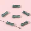 Contas de bambu douradas e brilhantes de vidro, contas antigas, joias artesanais, acessórios para cabelo, pulseira, colar, acessórios de material