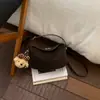 Bolso Retro de Color Sólido de Nicho Único para Mujer 2026 Nuevo Bolso Cruzado Versátil Bolso de Mano Mini Exquisito Bolso Tote Pequeño