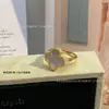 Los 26 Anillos de Trébol de Cuatro Hojas y Mariposa de la Suerte Más Nuevos del Mercado, Anillo Abrible de Perla Blanca y Lapislázuli de 18k