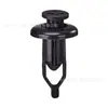 Rejilla Aplicable Transfronteriza Instalación Posicionador Tipo Empuje Clips Negros de Nylon para Coche Suministro del Fabricante