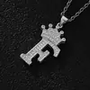 Transfronterizo 2024 Primavera Nuevo Collar con Letra H en Inglés para Mujer Colgante de Corona de Micro-Rhinestone Exquisito Sentido de Alta Gama Tendencia