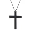 Colar com pingente de cruz de madeira vintage estilo Diablo Y2K Spice Punk Gothic Subculture All-match Clavícula Corrente