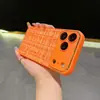 Adecuado para iPhone 17 Estilo Tweed Funda para Teléfono Móvil 16 Promax Anillo de Lente Electrochapado 15 Todo Incluido Anti-Caída Carcasa Blanda Transfronterizo