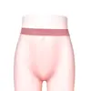 Meias Zu Shang Ji W217 Ultra Finas 1D Entrepernas Profundo Entrepernas Transparente Lisas Sedosas Cintura Alta Sem Costura Veludo Meias Pretas Sexy