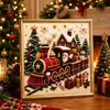Conjunto de Pintura com Pedras de Natal Transfronteiriço com Pérolas para Decoração de Cena Doméstica Conjunto Artesanal DIY de Pintura com Pérolas