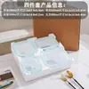 Lonchera de vidrio de gran capacidad, adecuada para trabajadores de oficina, apta para microondas, con tapa, y un juego que incluye un recipiente hermético para alimentos apto para refrigerador para mantener los alimentos frescos