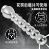 Irrigador de Limpieza Profunda Vaginal y Anal Metálico de 8 Bolas Enema Limpieza de Ano Expansión para Adultos Juguete Sexual