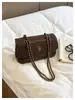 Bolso de mano de cadena con patrón de diamantes de nuevo estilo para mujer, un bolso de hombro chic y versátil, un bolso cruzado clásico