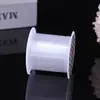 Línea de Pesca Círculo Pequeño Hilo de Cristal Transparente con Cuentas Ultra Fino No Elástico Cuerda de Hilo de Pesca para Bodas Hilo de Seda de Pescado Trenzado para Anillos