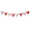 Banner en Forma de Corazón Te Amo 520 Día de San Valentín Decoración para Confesión Propuesta Guirnalda Banner de Decoración de Fondo para Habitación de Boda