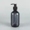 Botella de Plástico para Champú y Gel de Ducha Gris Boston 100-500ml Botella para Loción
