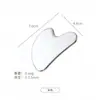 Placa de Massagem Facial de Aço Inoxidável 304L Espessa em Formato de Coração, Universal para Todo o Corpo, Raspador para Pernas e Rosto, Levantamento e Firmeza de Rugas