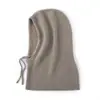 Cachemira 2026 Otoño/Invierno Nuevo Estilo para Mujer Calentador de Cuello con Protección para Orejas Bufanda Integrada con Capucha Pasamontañas Gorro Pulóver