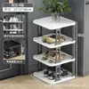 Zapatero Simple Entrada de Puerta Hogar Dormitorio Almacenamiento Multicapa Artefacto Ahorro de Espacio Pequeño Estrecho Mini Hueco Alquiler Zapatero