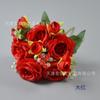 5 Cabezas Phillip Rosa Persa al por mayor flor de seda sintética rosa decoración de mesa flor sintética boda novia sosteniendo flores