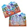 Decoración para Fiesta de Cumpleaños Sónica Transfronteriza Suministros para Niño Sónico Plato de Papel Servilleta de Papel Vaso de Papel Mantel Caja de Dulces