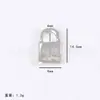 Yiwu Accesorios nuevo listado pulsera pulsera accesorios aleación accesorios de joyería DIY accesorios de cierre colgante plata de Xizang