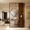 Novo Divisor de Tela de Vidro Estilo Chinês para Sala de Estar, Escritório, Hall de Entrada, Arte em Ferro, Aço Inoxidável, Estética da Dinastia Song, Novo Modelo 2026