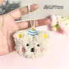 Muñecos para lanzar en bodas, llaveros de peluche, colgantes de muñecos para mochilas de mujer, pequeños regalos promocionales al por mayor