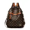 Transfronteiriço 2025 Novo Estampado Moda Tendência Ombro Multifuncional Grande Capacidade Viagem Lazer Versátil Mochila Atacado