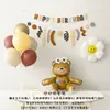 Libro Rojo Pequeño con Globo de Película de Aluminio Baoxiong Traje Decoración de Escena de Fiesta de Cumpleaños Infantil Accesorios para Fotos