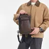 Nueva bolsa de pecho multifuncional de gran capacidad para hombre 2026, adecuada para el trabajo diario, resistente al agua y diseñada para llevar cruzada sobre el cuerpo