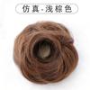 Anel de peruca de cabelo real feminino Cabeça de bola de verão Artefato Bobina de cabelo Anel de cabelo de rolo fofo Preguiçoso Bud Enfeites de cabelo natural Cocar Flor