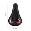Funda para sillín de bicicleta ESLNF, funda de silicona engrosada para sillín de bicicletas de montaña, funda para sillín de bicicleta de carretera, accesorios para ciclismo