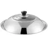 Tapa de Olla de Acero Inoxidable Comercial, Tapa de Olla de Cocina, Tapa de Olla Universal Universal, Tapa de Olla de Vidrio Templado Visual para el Hogar, Resistencia a Altas Temperaturas